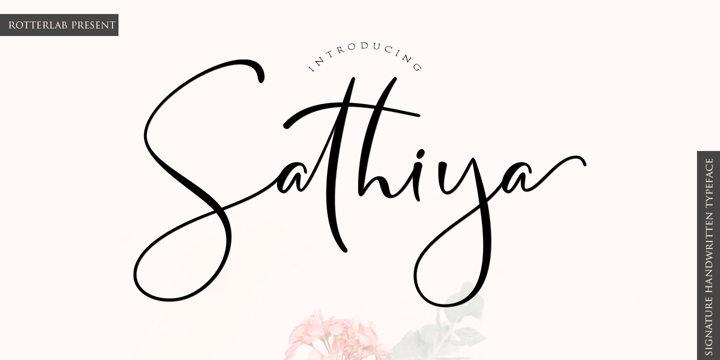 Ejemplo de fuente Sathiya